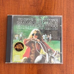 Janis Joplin's Greatest Hits CD - Green & Red Cover
